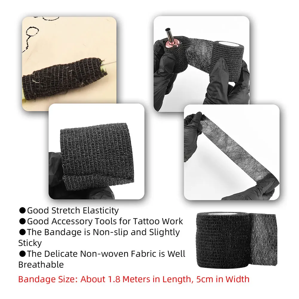 

Hand Poke and Tattoo Kit Tattoo Machines Gun With Tattoo Grips Body Art Tools Complete Tattoo Set Accessories Supplies