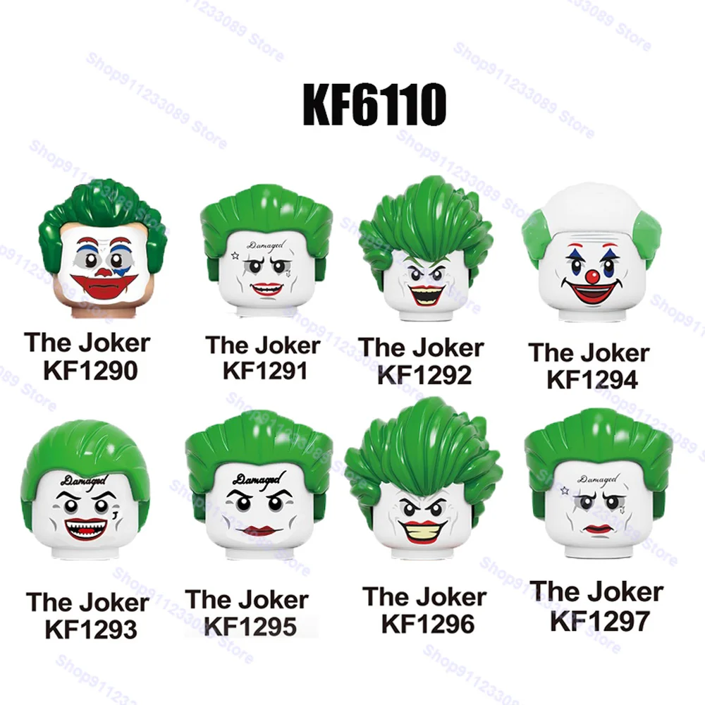 8 шт./компл. фильм Джокер клоун конструкторных блоков Детские кубики Джокера