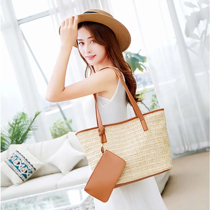 Wahyah Ротанговые сумки дизайнерские женские сумочки Плетеная соломенная сумка