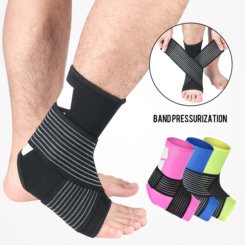 

1Pair Ankle Support+Elastoplast Greater Binding Force Sports Protective Sleeve Used for Mountaineering Running Tourism