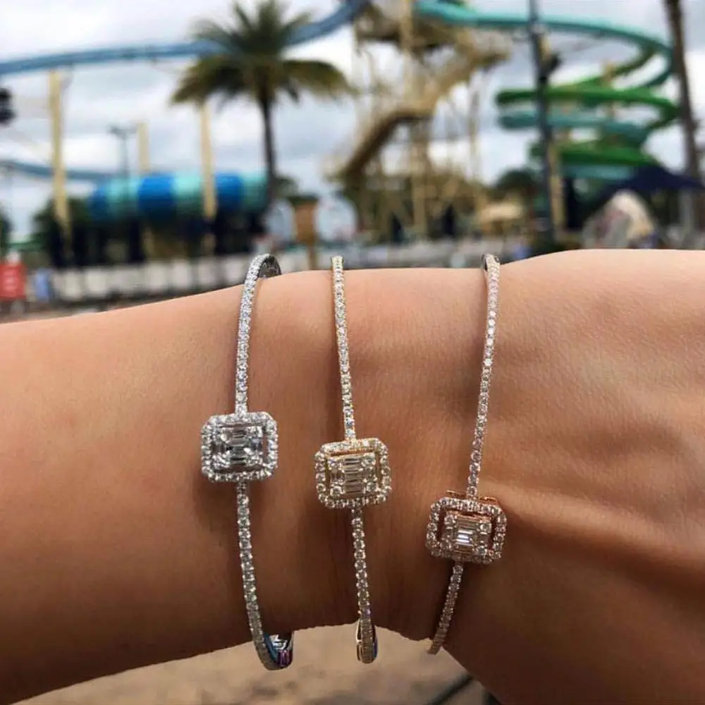 GODKI модный роскошный Штабелируемый браслет манжеты для женщин свадьба полный