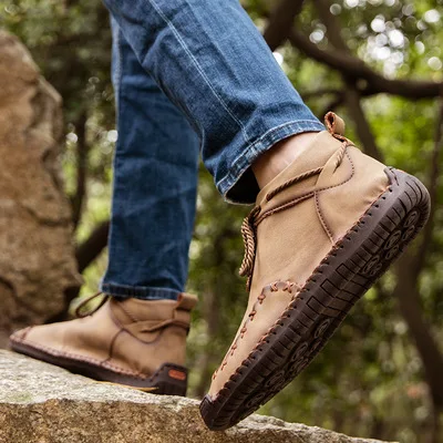 

Мужская и деловая обувь, кожаная обувь для отдыха, Корейская версия обуви ручной работы, мужская обувь, осенняя британская модная обувь.