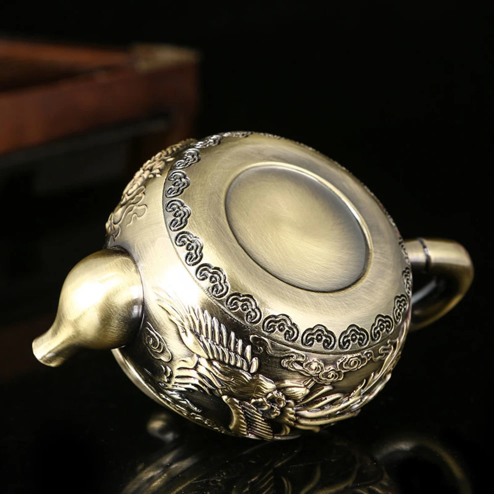 Набор из 6 предметов бронзовый чайный набор в стиле ретро чайник с