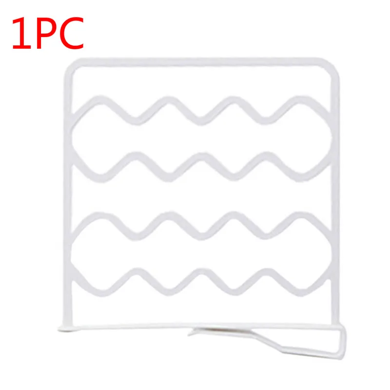1PCS White 1/2/4/10 шт. разделители полки шкафа перегородки разделители одежды проволочные стеллажи для хранения Органайзер высокого качества для дома - Цвет: 1PCS White
