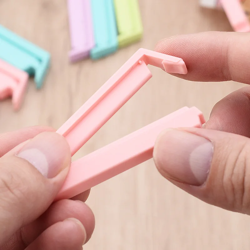 12 шт. Упаковка для еды закусок герметичные пластиковые зажимы пакетов кухонные