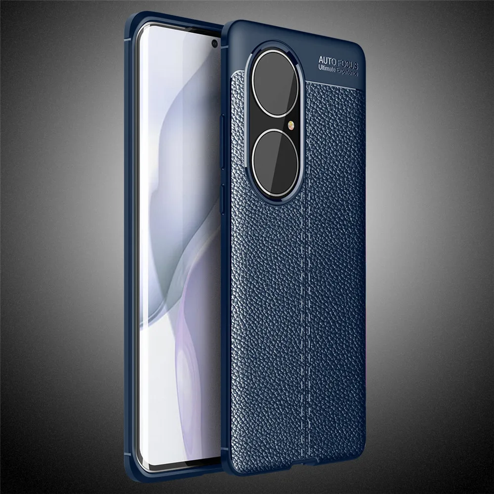 

Texture Phone Case For Huawei P 50 Pro P50 Protective Back Cover For Huawei P50 Pro HuaweiP50 Pro Solid Color Cover Funda Shell