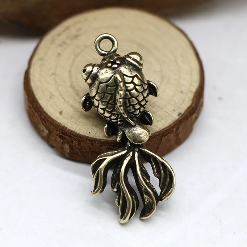 Старая Цепочка брелок ручной работы из чистой меди цепочка с подвеской в виде