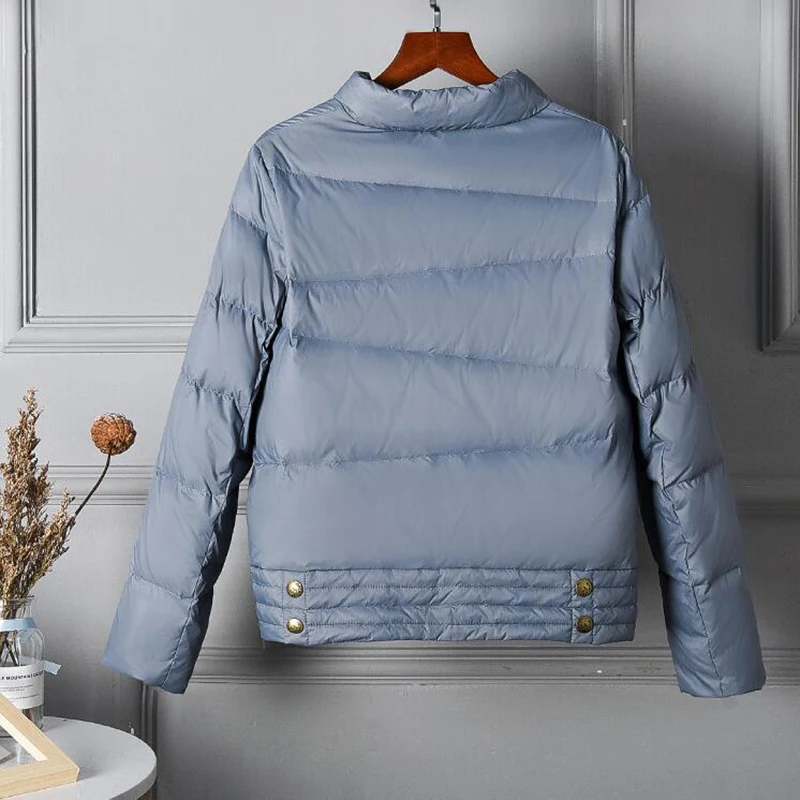 Женский ультралегкий пуховик SEDUTMO тонкий короткий куртки оверсайз на зиму и