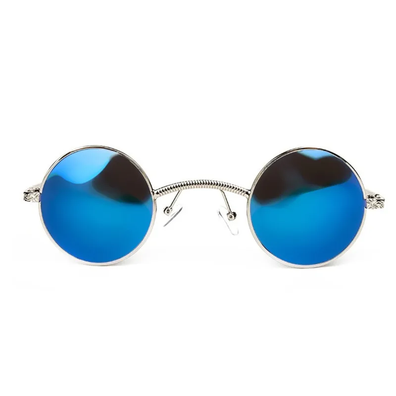 Zerosun стимпанк очки для мужчин и женщин Зеркальные Солнцезащитные Мужские Женские