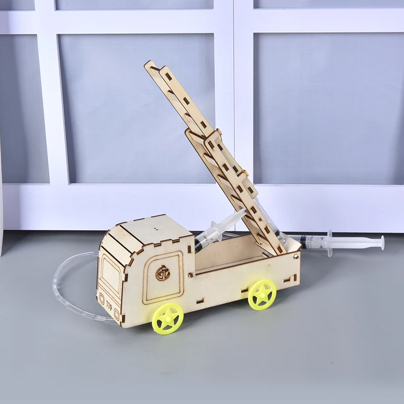 SZ Паровая пневматическая пожарная спасательная игрушка машина DIY модель