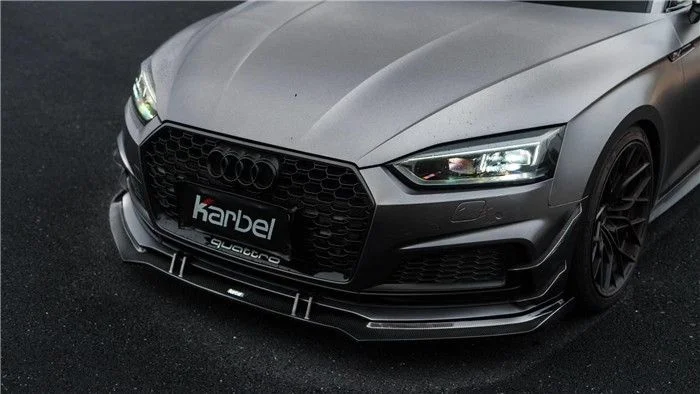 

Подходит для S5 Audi передний A5 Kable сухой УГЛЕРОДНЫЙ спойлер задний хвост губы