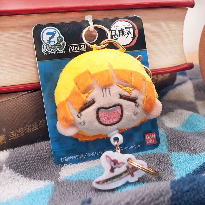 Игрушка-брелок из плюша рассекающий демонов Kimetsu No Yaiba Kamado Tanjirou Tomioka Giyuu Agatsuma Zenitsu