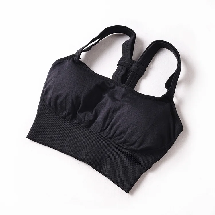 Спортивные топы бюстгальтеры для йоги женщин бюстгальтер пуш ап беспроводной