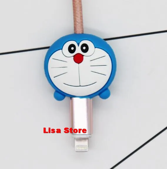 50 шт. зажимы для кабеля в виде персонажей мультфильмов USB телефон зарядное устройство защита данных крышка мини провода протектор кабель шнур телефон аксессуары для iPhone