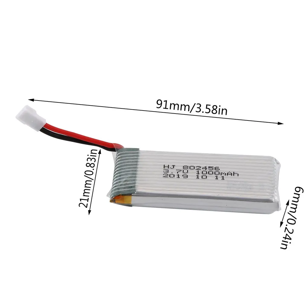 

3.7V 1000mAh Rechargeable Battery Drone Lipo Battery RC Lithium Battery for H12C/H12W for JX 509/509B RC Helicopter Set