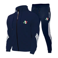 2021 spring autumn vespa hooded sports suit mens brand design high end baseball uniform zipper mens two piece suit
