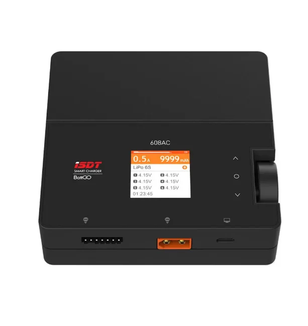 ISDT 608AC AC 60W DC 200W 8A BattGo умное зарядное устройство Dis со съемным блоком питания |
