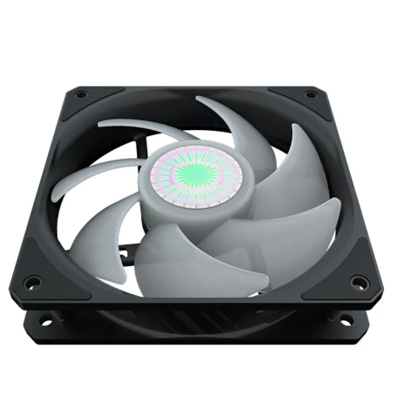 Cooler Master SickleFlow 120 RGB 12CM 12V 4PIN PMW intelligent temperature control fan 120mm silent chassis cooling | Компьютеры и