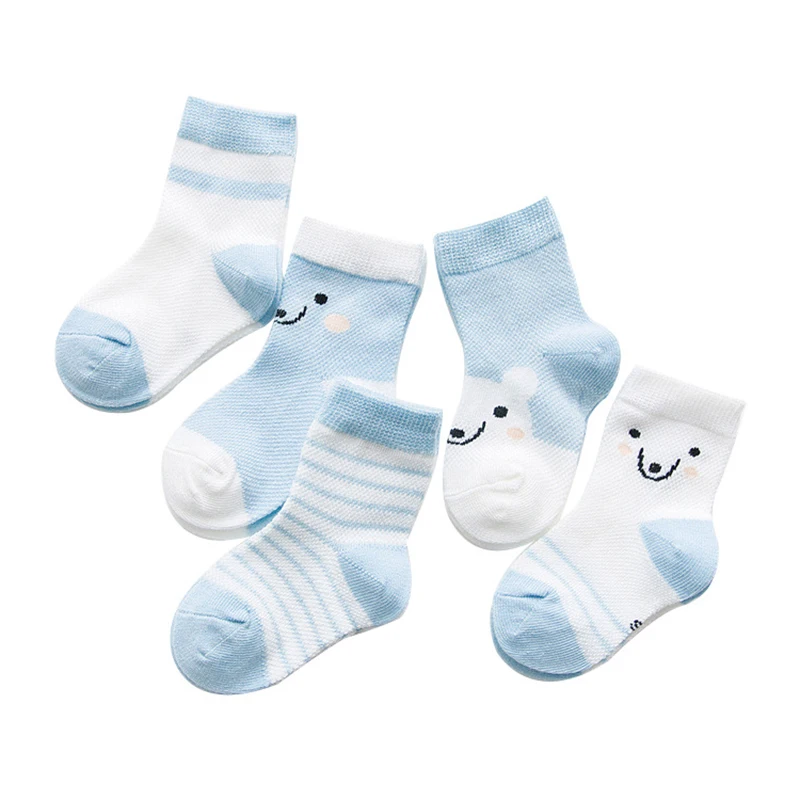 Удобные носки для детей Одежда Лидер продаж 5 пар/Лот Носки новорожденных