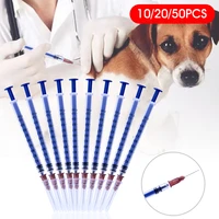 102050pcs disposable syringe with needle 1ml sterile individual package for scientific lab refilling feeding liquid measuring