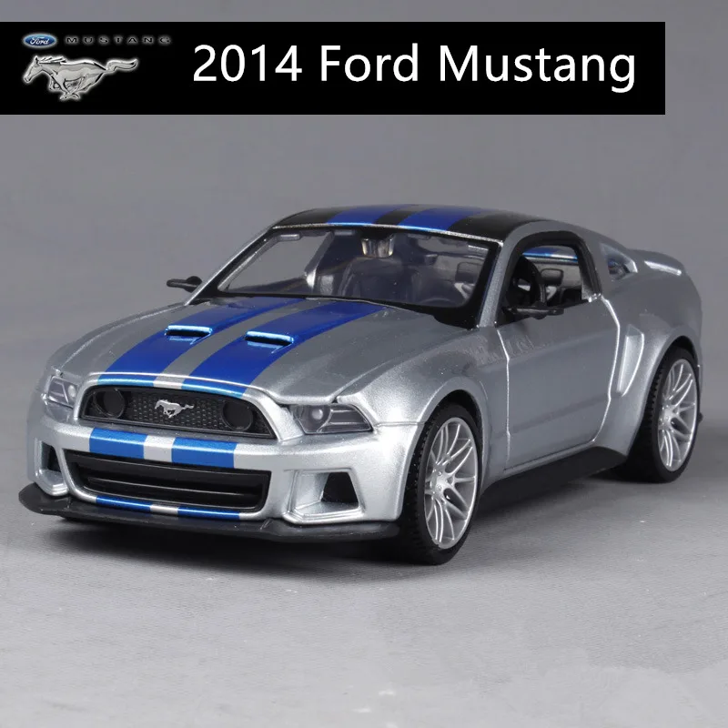 2014 Maisto 1:24 2010 Ford Mustang Roadster имитация сплава Модель автомобиля Моделирование Украшение автомобиля коллекция Подарочная игрушка - Цвет: 2014