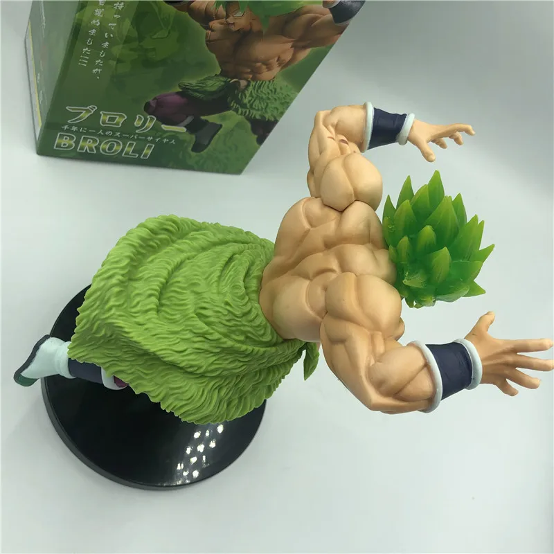 Dragon Ball Z Super Broly Movie Ver. Зеленые волосы против Гоку броли Супер Saiyan боевой формы ПВХ Фигурки Модель DBZ 24 см