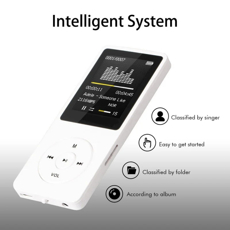 Портативный mp3-плеер Walkman с ЖК-экраном FM-радио видео Hi-Fi плеер игры фильмы