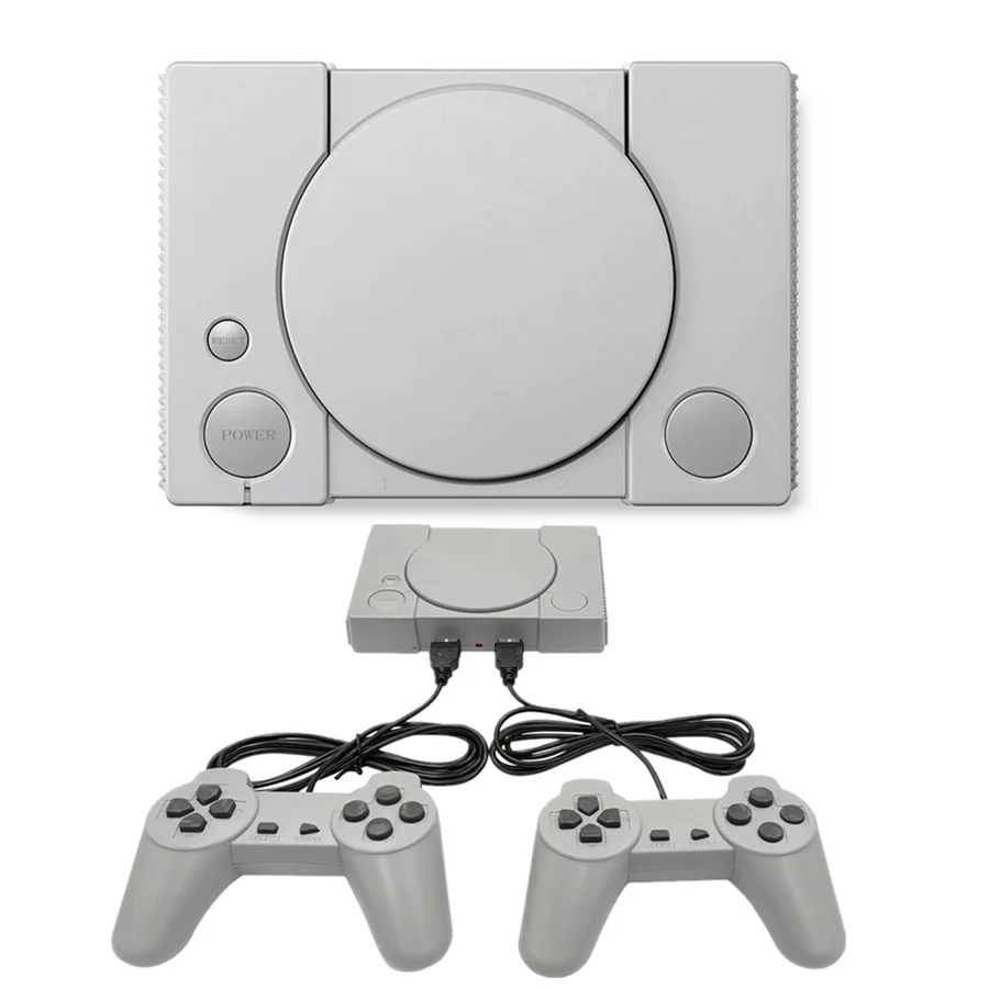 Мини игровая консоль Встроенный 8 бит PS1 дома 620 развлекательных игр ретро двойная битва ТВ игровой консоли