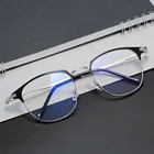 Мужские и женские очки в металлической оправе, с защитой от сисветильник света, для компьютерных игр, защита от УФ-лучей, 2021