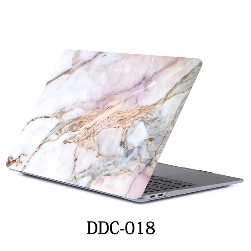 Популярный чехол для ноутбука с мраморным узором для Apple Macbook Pro retina Air 11 12 13 15, для Mac new Air/pro 13 дюймов A1932 A1708 - Цвет: marble-18