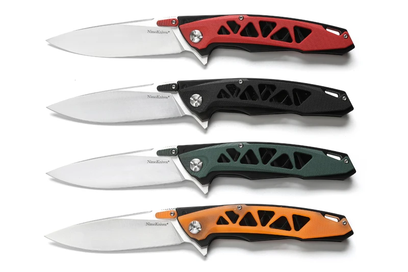Nimoknives YGGDRASIL Флиппер складной нож G10 ручка 440C Лезвие шарика bearig Кемпинг Охота Открытый выживания Ножи edc инструменты