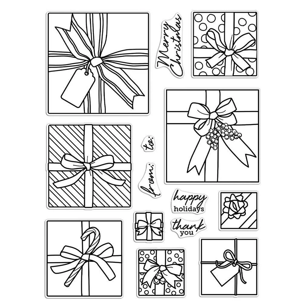 

Gift Transparent Clear Silicone Stamp/Seal for DIY scrapbooking/photo album Decorative clear stamp
