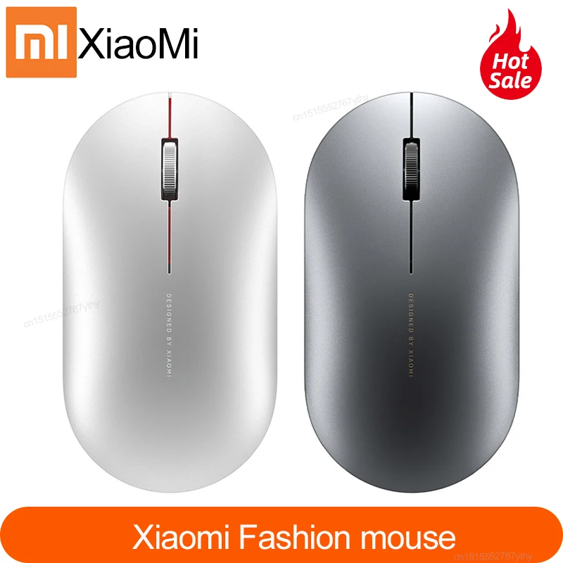100% оригинальная мини мышь Xiaomi Fashion Портативная Беспроводная игровая 2 4 ГГц