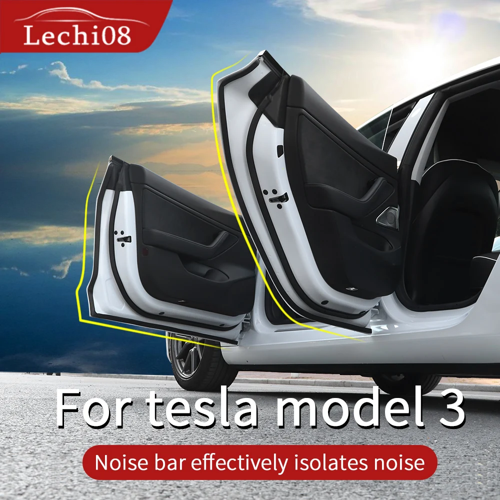 

Звукоизоляционная полоса для Tesla model 3, аксессуары/автомобильные аксессуары 2016-2021, модель 3 tesla three tesla model 3, модель 3