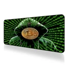 Компьютерный Настольный коврик для мыши с биткоином, большой игровой коврик для клавиатуры, компьютерный геймерский коврик Varmilo Mausepad Cs Go, коврик для мыши, коврик