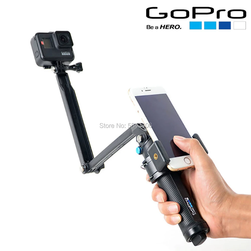 Продажа Водонепроницаемая селфи-палка для GOPRO Hero 8 7 6 5 4 Session