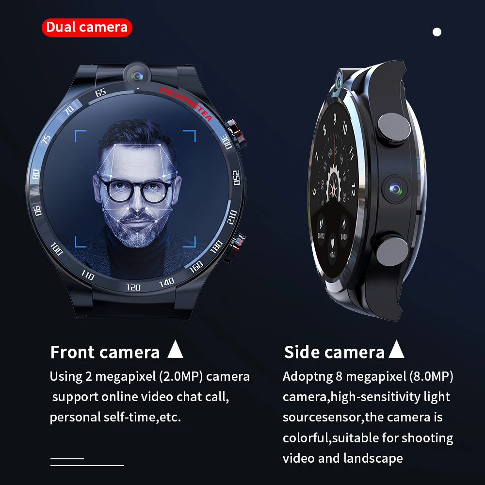 Смарт-часы Apple Watch 4 1 6 дюйма Android 128 Wi-Fi двойная камера | Электроника