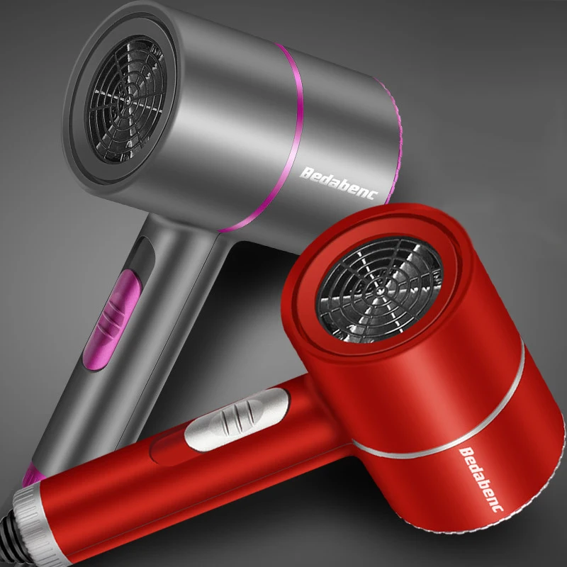 

Профессиональный фен для волос с отрицательными ионами Blu-ray, мощный электрический фен для парикмахерских, 2000 Вт