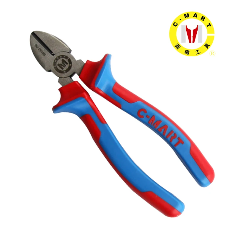 6inch Diagonal Cutting Pliers Electrical Wire Cutters 8 inch Carbon Steel Cable Cutting Side Snips Electrician tool B0163