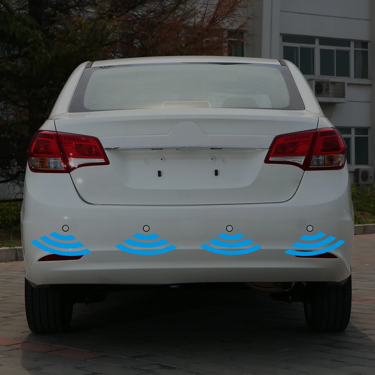 

ALLOMN Car Auto Parktronic LED Parking Sensor Reverse Backup Monitor Detector System Display Parking System Car Parking Radar