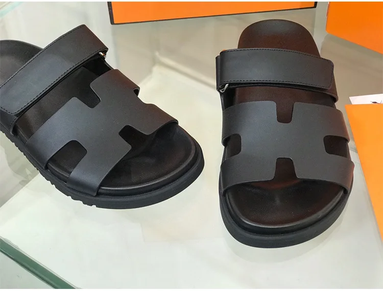 

H slippers women wear ins Chao Ken Bo ugly Meng word drag 2021 new fashion beach sandals fashion