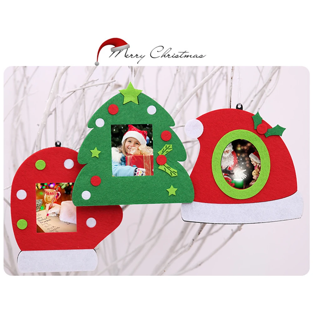 Креативная Нетканая Рождественская фоторамка держатель для картин рамка
