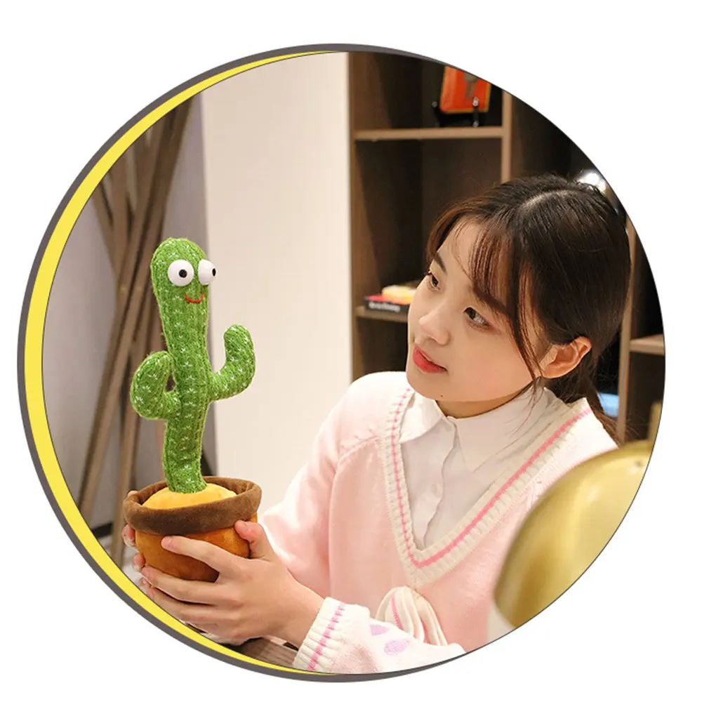 

Car Decoration Portable Twisting Music Song Dancing Cactus Toy Room Decoration Holiday Gift Durable Cactus Dancing Toy
