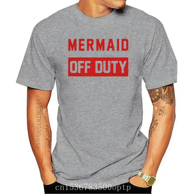 

mermaid off duty Letters Print Women tshirt Cotton Casual Funny t shirt For Lady Girl Top Tee Hipster Tumblr Drop Ship Z-1032