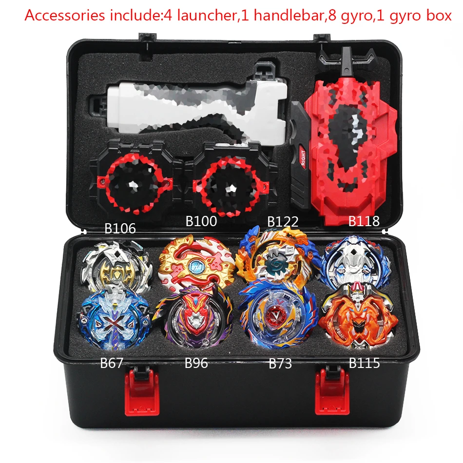 Beyblade Burst игрушка B150 B149 B148 металлический Funsion Bayblade набор коробка для хранения с ручкой пусковая пластиковая коробка игрушки для детей - Цвет: B2