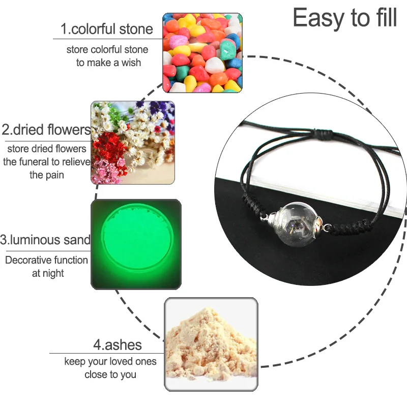 2 шт. 16 мм стеклянные браслеты с шариками винтовые бриллиантовые | Украшения и