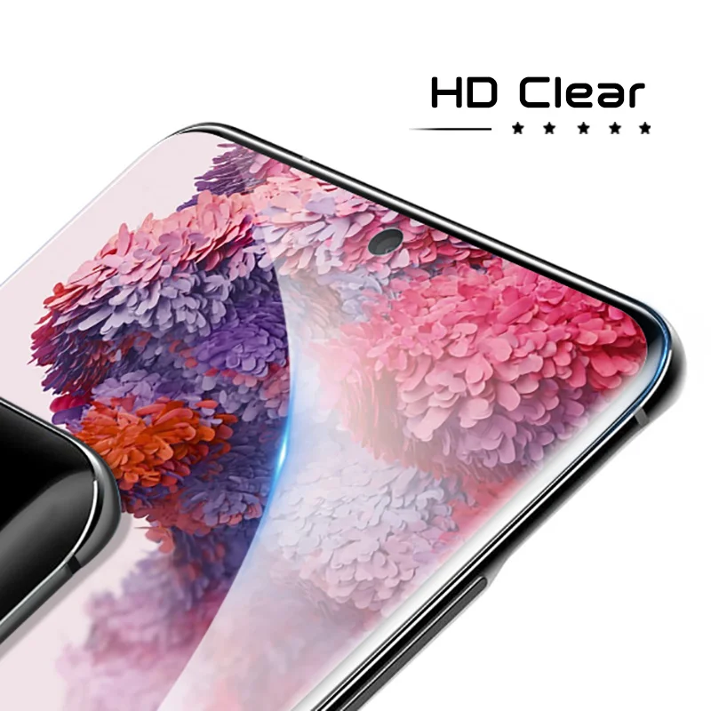 Закаленное защитное 3D стекло для samsung galaxy s20 ultra plus|Защитные стёкла и плёнки