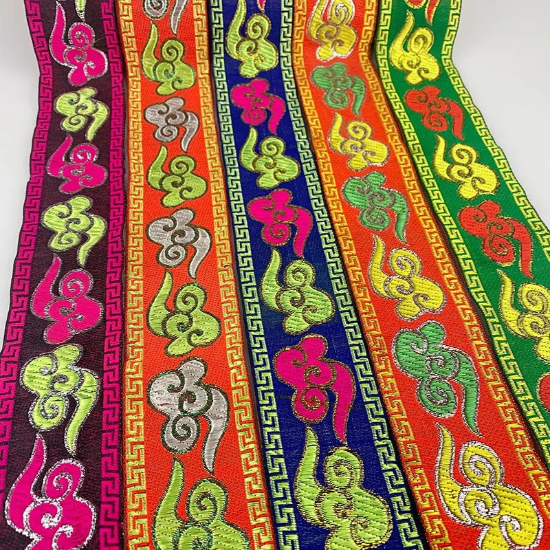 7 метров в длину 5 см винтажном этническом стиле кружевная лента с вышивкой Бохо