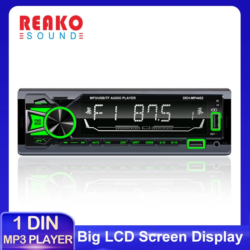 

Автомобильный mp3-плеер 1DIN, 12 В, с пультом ДУ