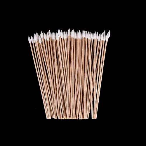 

100pcs/lot Large Tapered Swabs Gun Clean Brush 6 Inch Gun Cleaning Cotton Swabs